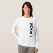 LAGOM. Lange mouw T-shirt (Voorkant volledig)