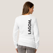 LAGOM. Lange mouw T-shirt (Achterkant volledig)
