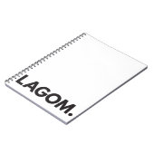 LAGOM. Notitieboek (Linkerzijde)