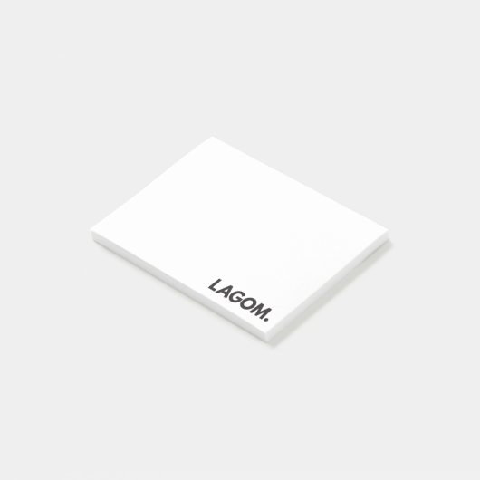 LAGOM. Post-It Notes (Schuin)