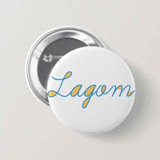 Lagom Ronde Button 5,7 Cm (Voorkant /achterkant)