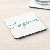 Lagom Sweden Bier Onderzetter (Linkerzijde)