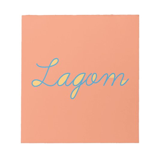 Lagom Sweden Notitieblok (Voorkant)