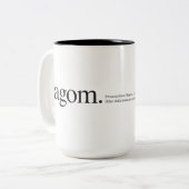 Lagom Wiki Tweekleurige Koffiemok (Voorkant links)