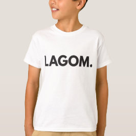 LAGOM. Zwart-Wit T-shirt