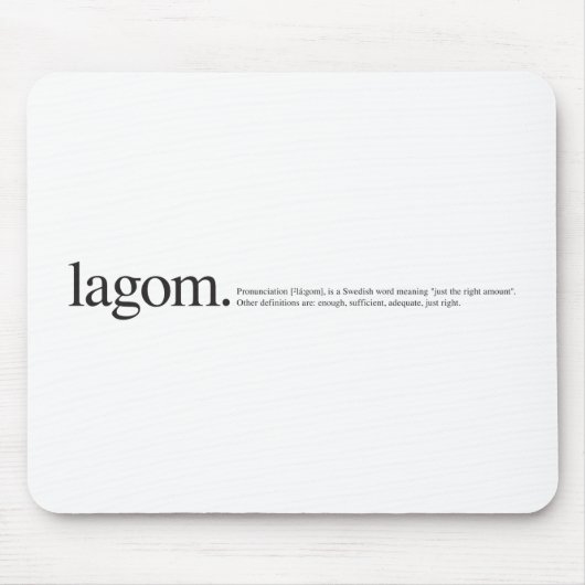 LagomWiki Muismat (Voorkant)