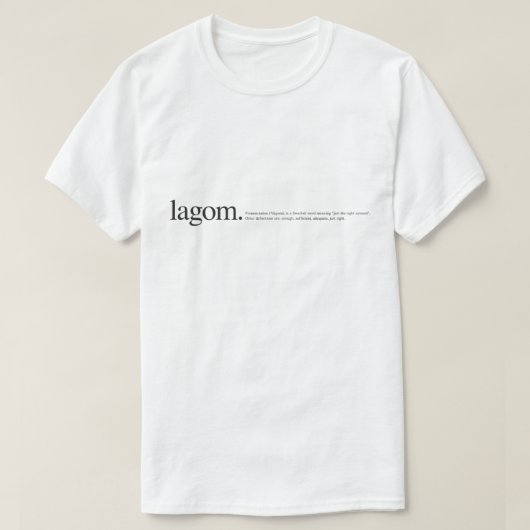 LagomWiki T-Shirt (Design voorkant)