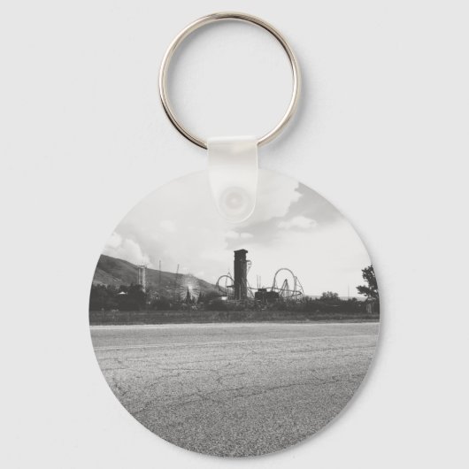 Lagoon Asphalt Sleutelhanger (Voorkant)