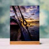 Lagoon at Dawn, at Acryl Bord (Neutraal)