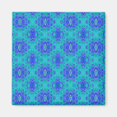 Lagoon Blue Print Magnet (Voorkant)