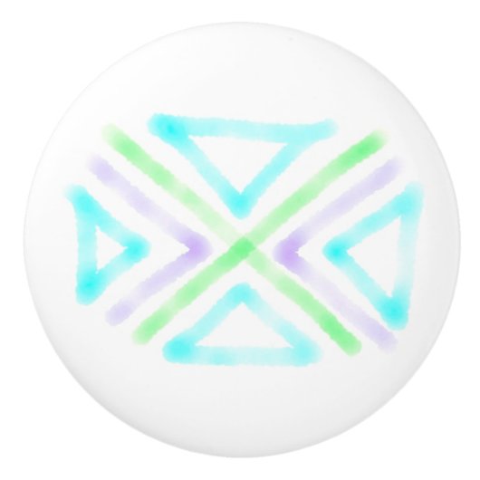 Lagoon Ceramic Pull Keramische Knop (Voorkant)