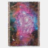 Lagoon Emissie Nebula Interstellar Cloud Foto Deken (Voorkant Verticaal)