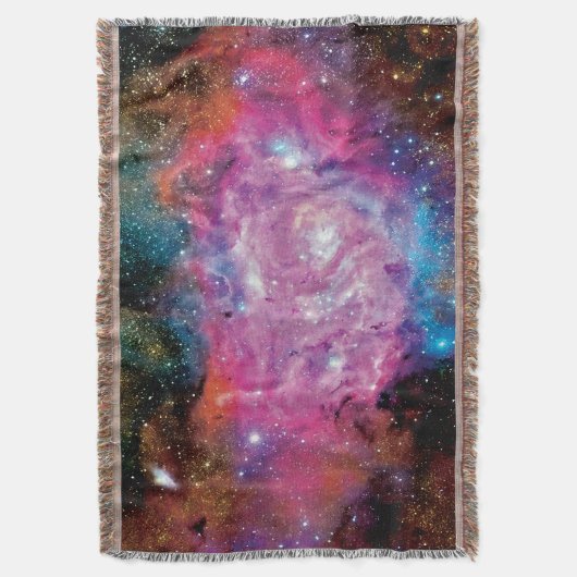 Lagoon Emissie Nebula Interstellar Cloud Foto Deken (Voorkant Verticaal)