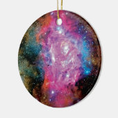 Lagoon Emissie Nebula Interstellar Cloud Foto Keramisch Ornament (Links)