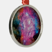 Lagoon Emissie Nebula Interstellar Cloud Foto Metalen Ornament (Rechts)