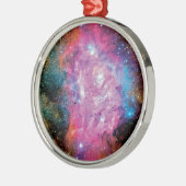 Lagoon Emissie Nebula Interstellar Cloud Foto Metalen Ornament (Links)