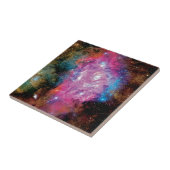 Lagoon Emissie Nebula Interstellar Cloud Foto Tegeltje (Zijkant)