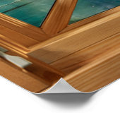 Lagoon - het Calming Faux-meer Poster (Hoek)