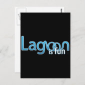 Lagoon is een Logo Briefkaart (Voorkant / Achterkant)