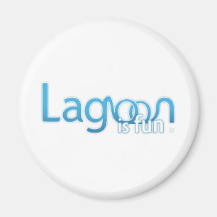 Lagoon is een Logo Magneet