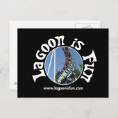 Lagoon is vun - kolossus donker briefkaart (Voorkant / Achterkant)