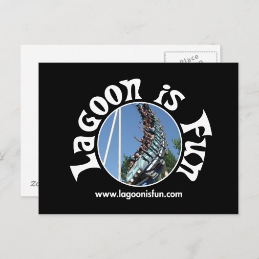 Lagoon is vun - kolossus donker briefkaart (Voorkant / Achterkant)