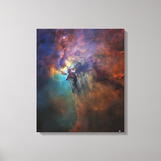 Lagoon Nebula (Astronomie Space Afbeelding) (unive Canvas Afdruk (Voorkant)