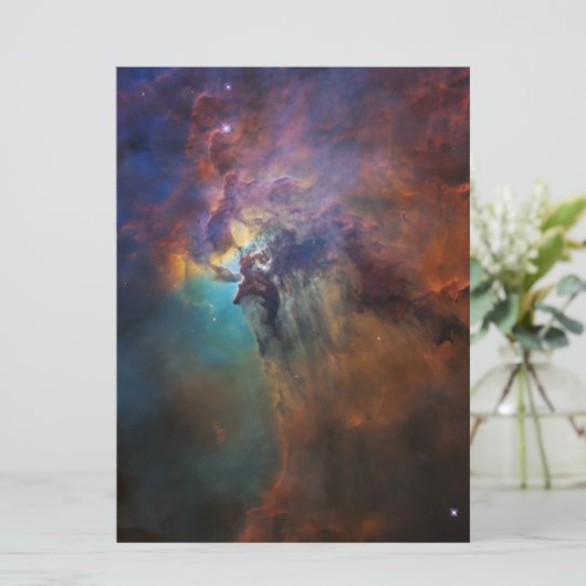 Lagoon Nebula (Astronomie Space Afbeelding) (unive Kaart (Staand voorkant)