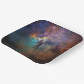 Lagoon Nebula (Astronomie Space Afbeelding) (unive Papieren Bordje (Gebogen)