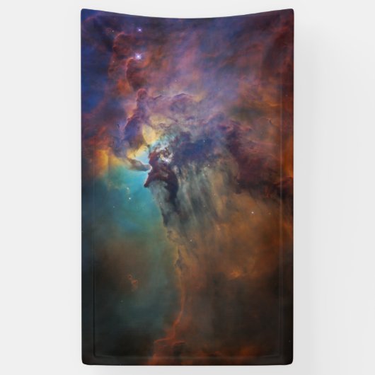Lagoon Nebula (Astronomie Space Afbeelding) (unive Spandoek (Verticaal)