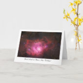 Lagoon Nebula - Goed gelag in je nieuwe omgeving Kaart (Gele Bloem)