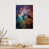 Lagoon Nebula - NASA Hubble Space Telescope Poster (Keuken)