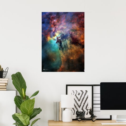 Lagoon Nebula - NASA Hubble Space Telescope Poster (Thuiskantoor)