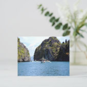 Lagoon op het Briefkaart El Nido Palawan (Staand voorkant)
