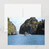 Lagoon op het Briefkaart El Nido Palawan (Voorkant / Achterkant)