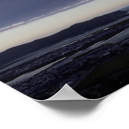 Lagoon Print Poster (Hoek)