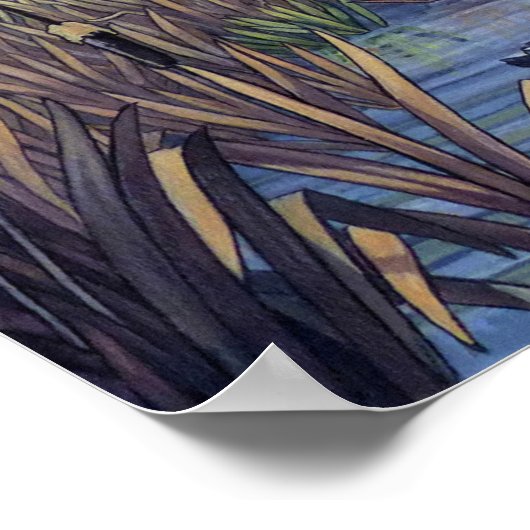 Lagoon Vancouver van het Lente Landschap Schildere Poster (Hoek)