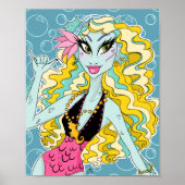 Lagoona Blue Monster High Bubbles Poster (Voorkant)