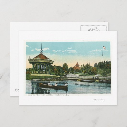 Lagoonland Music Pavilion Briefkaart (Voorkant / Achterkant)