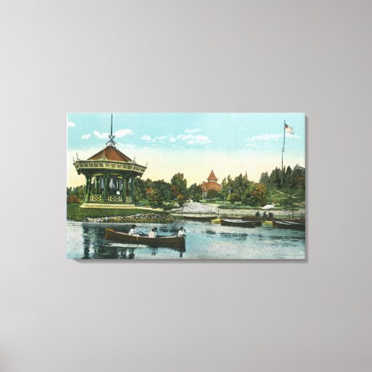 Lagoonland Music Pavilion Canvas Afdruk (Voorkant)
