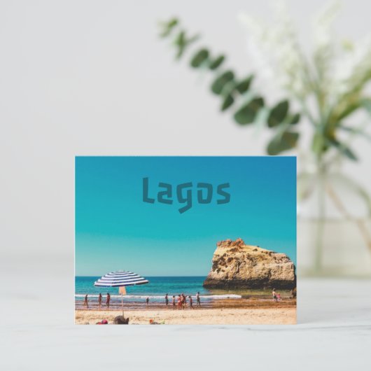 Lagos Beach Briefkaart (Staand voorkant)