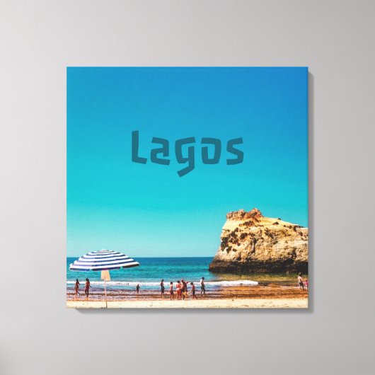 Lagos Beach Canvas Afdruk (Voorkant)