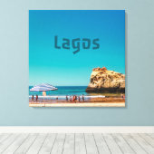 Lagos Beach Canvas Afdruk (Insitu (Houten vloer))