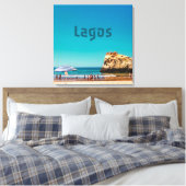 Lagos Beach Canvas Afdruk (Insitu (Slaapkamer))