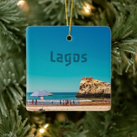 Lagos Beach Keramisch Ornament (Boom)