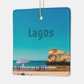 Lagos Beach Keramisch Ornament (Links)