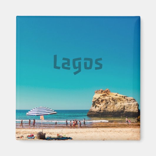 Lagos Beach Magneet (Voorkant)