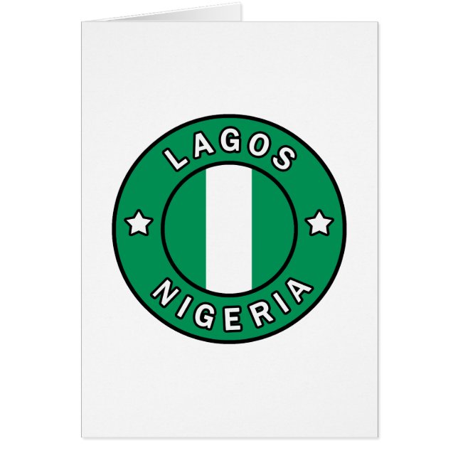 Lagos Nigeria (Voorkant)