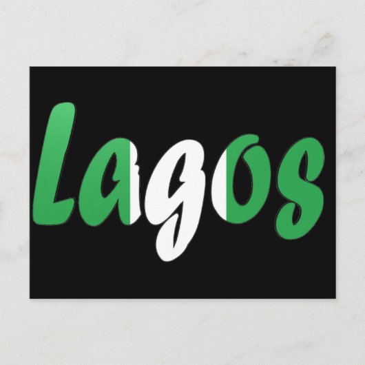 Lagos, Nigeria Briefkaart (Voorkant)