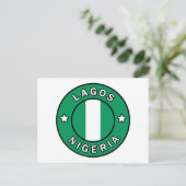 Lagos Nigeria Briefkaart (Staand voorkant)